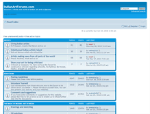 Tablet Screenshot of indianartforums.com